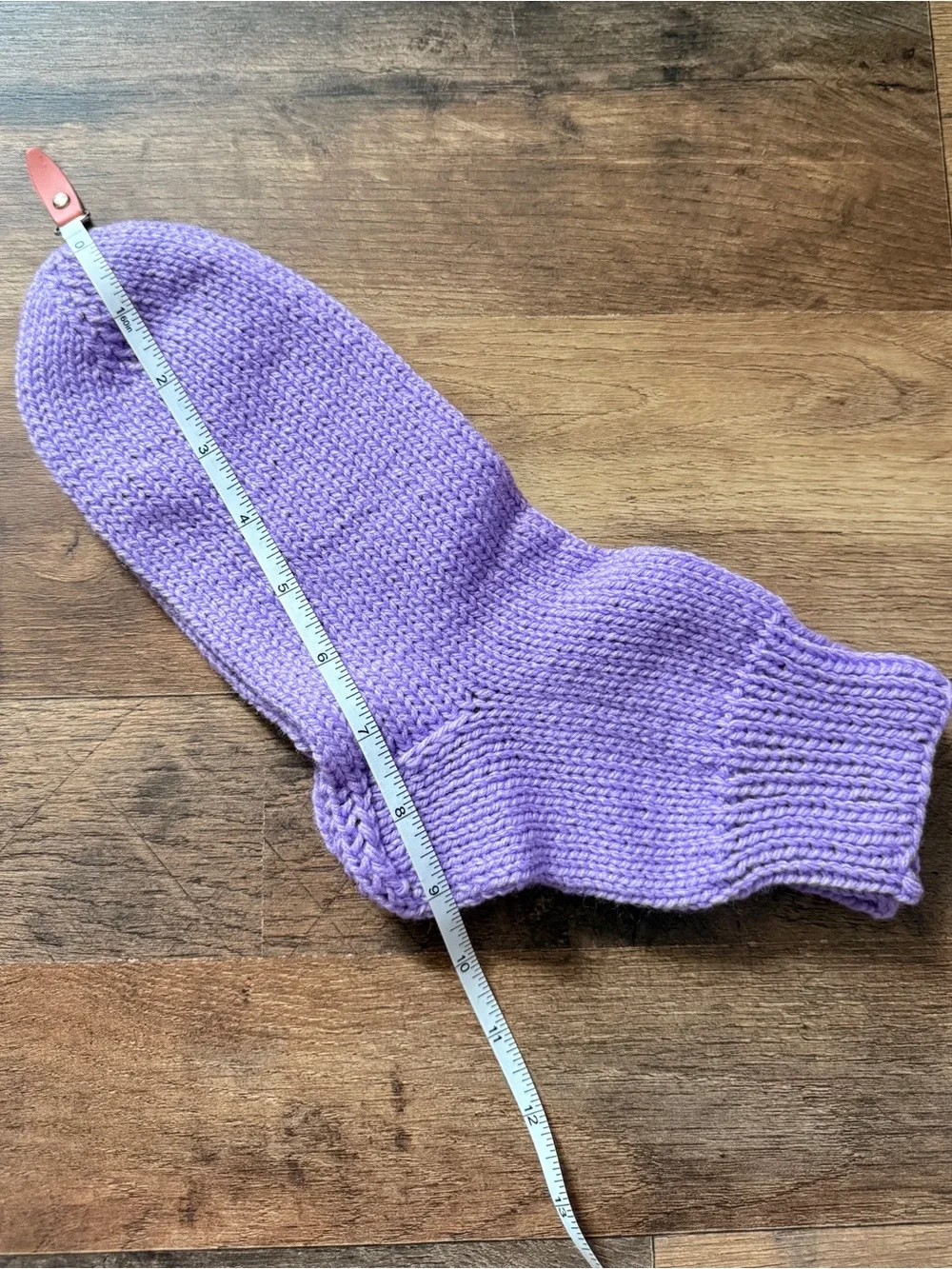 Hand-Knit Lavender Socks